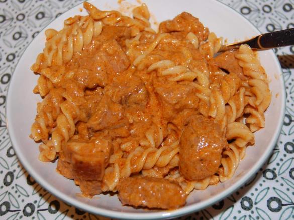 Gulasch vom Schwein mit Wammerl von Oma