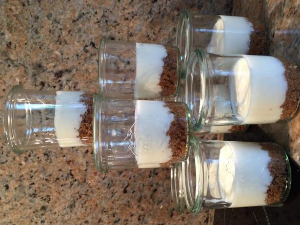 Limetten Pie im Glas 