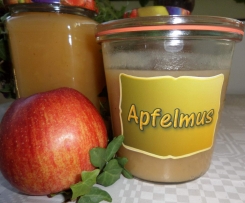 Apfelmus mit Vanille
