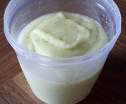 Kohlrabibrei mit Huhn