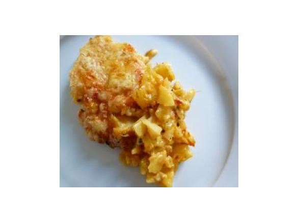 Kartoffelgratin mit Gemüse