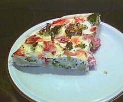 Brokkoli-Schinken-Quiche
