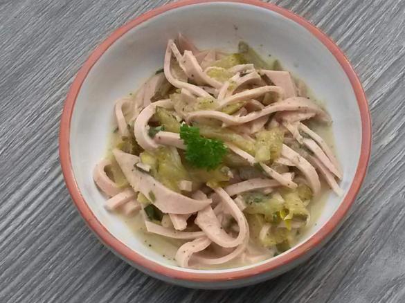 Schwäbischer Wurstsalat (würzig)