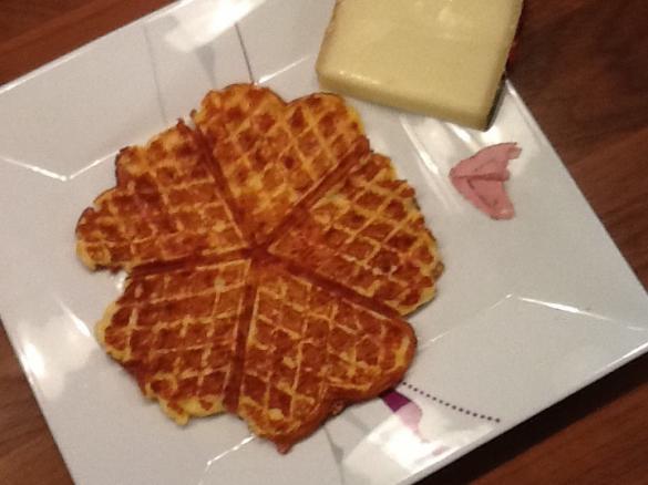 Schinken-Käse Waffeln ohne viel Schnickschnack