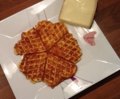 Schinken-Käse Waffeln ohne viel Schnickschnack