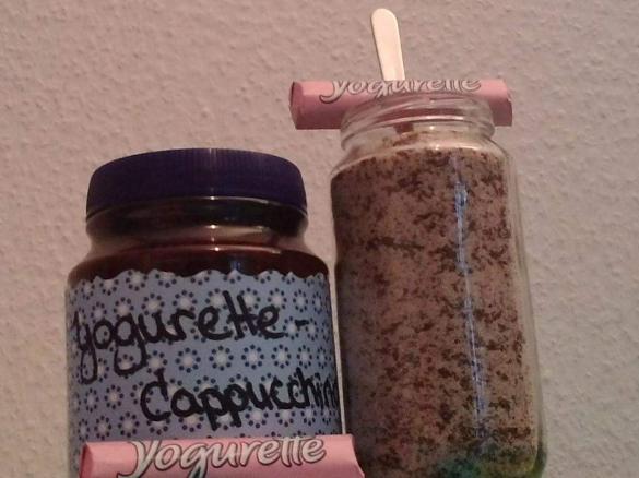 Variation von Yogurette-Cappuccino-Pulver