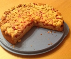 Variation Johannisbeer Quark Streuselkuchen