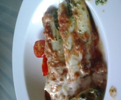 Cannelloni Spinat-Hack-Mozzarella Füllung