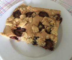 Saftiger Obstkuchen mit Streuseln