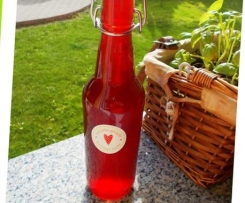 Himbeerlikör klar, ohne Sahne