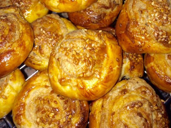 Knusper Röllchen mit Tahin