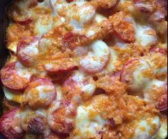Tomaten-Mozzarella-Auflauf