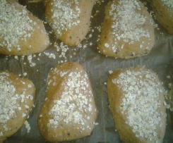 Dinkel-Hafer-Brötchen
