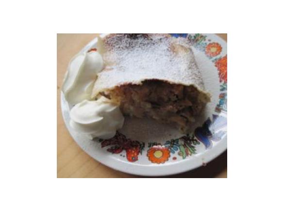 Apfelstrudel mit Quark