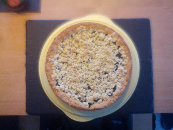 Heidelbeertorte mit Streuseln