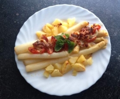 Würziger Spargelauflauf spanisch/italienisch