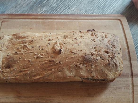 Haferflocken-Leinsamen Brot
