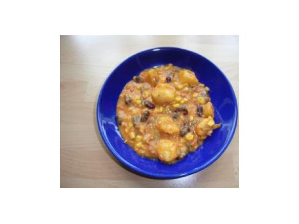 Kartoffel Mais Bohnen Eintopf VEGAN