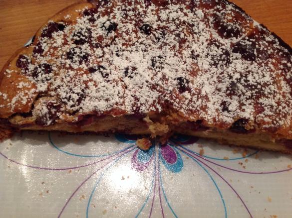 Kirschkuchen mit Schmandguß