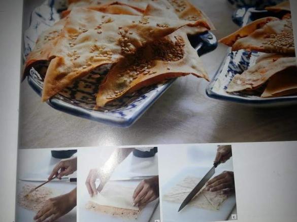 Cracker mit Shrimpspaste