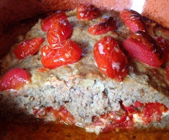 Gefüllter Hackbraten aus dem Römertopf