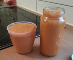 Karotten Mango Bananen Brei