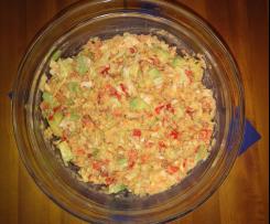 Spitzkohlsalat mit Avocados