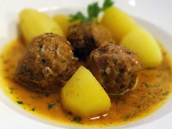 Hack-Fleisch-Bällchen (Mini-Frikadellen) spanische Art in Sherry-Sauce