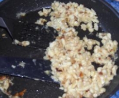 Variation von Käsespätzle