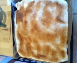 Apfelschnitten mit Sahne- Zimt-Haube