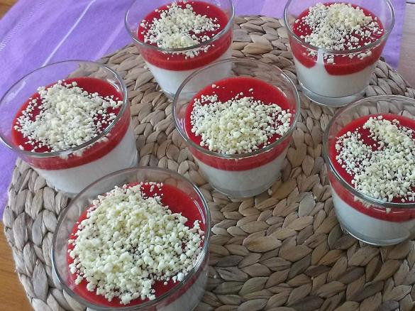 Spaghetti Eis Dessert Variante