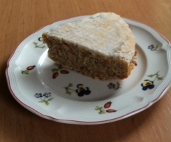 Karottenkuchen mit Xucker 1/2 Rezept für kleine Backform 