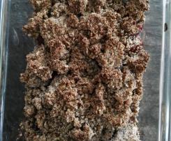 Mohn-Zwetschgen-Crumble