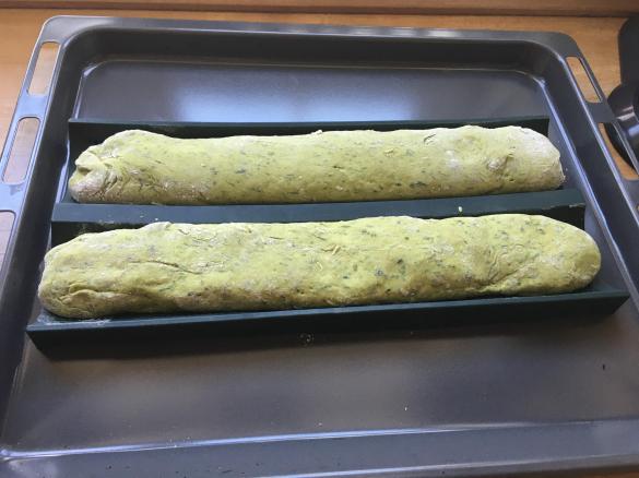 Bärlauch-Emmer-Dinkel-Baguettes
