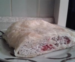 Mohnquark-Blätterteig