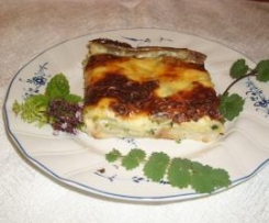 Zucchini-Brot-Auflauf