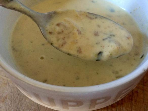 Veg. Zucchini-Käse Cremesuppe