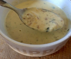 Veg. Zucchini-Käse Cremesuppe