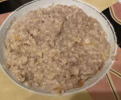 Apfel-Porridge einfach