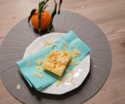 Schmandkuchen mit Mandarinen