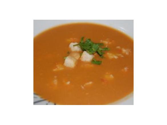 Krabbenkremesuppe "lecker"