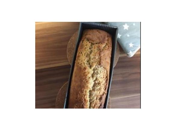 Bananenbrot (mit Erdnussbutter)