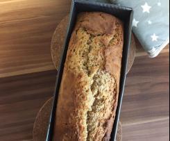 Bananenbrot (mit Erdnussbutter)