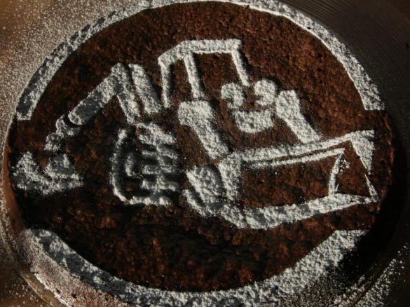 Kladdkaka (schwedischer Schokokuchen)