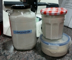 Vanille Zucker ohne Klumpen A la Beate