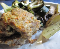 Hackfleisch-Spinat-Roulade