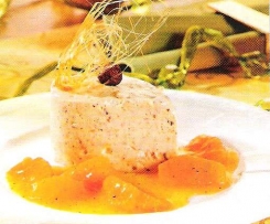 Spekulatius-Eis mit Frucht-Ragout