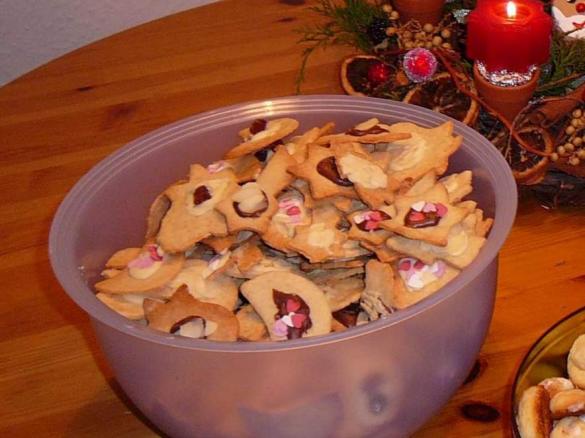 zarte Bio-Weihnachtsplätzchen