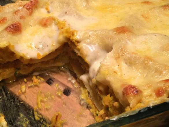 Kürbislasagne