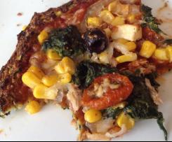 Zucchinipizza Boden / Low carb und Glutenfrei